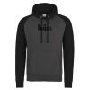 Adult 80/20 Midweight Contrast Baseball Hooded Sweatshirt Thumbnail